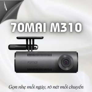 Mẫu camera hành trình 70mai M310 là sự lựa chọn hoàn hảo cho những ai yêu thích sự tối giản. Với thiết kế hình thỏi son không chiếm diện tích, thiết bị vẫn đảm bảo chất lượng hình ảnh 2K rõ nét cả ngày lẫn đêm, mang lại sự an tâm tuyệt đối cho mỗi chuyến hành trình.